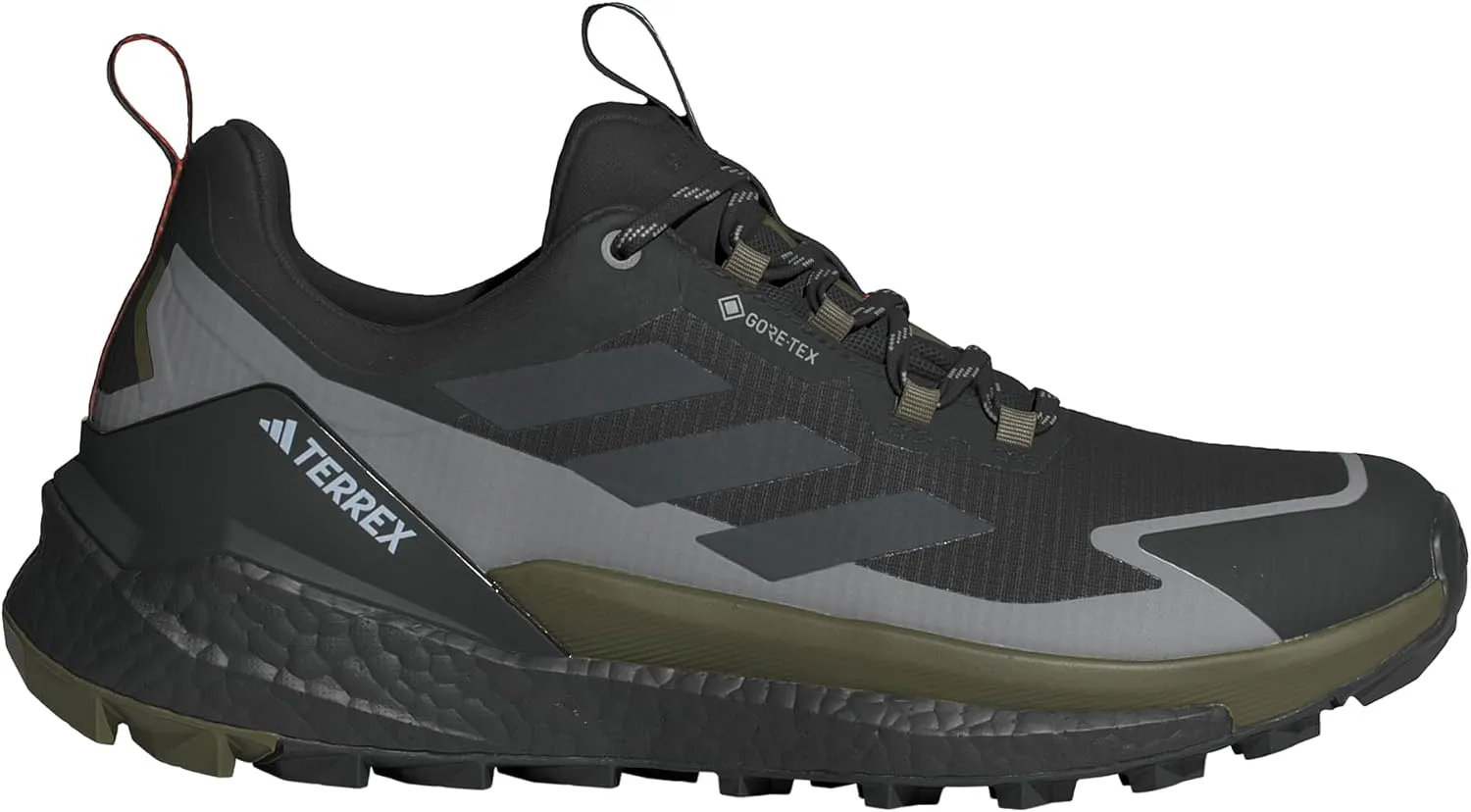 adidas Mens Terrex Free Hiker 2 Low Hiking Hiking Sneakers Shoes - Green