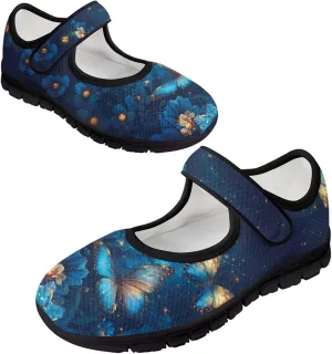 Animals Print Mary Jane Sneakers Women's Walking Shoes Stylish Lady Breathable Adjustable Working Flat Shoes