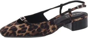 Anne Klein Womens Natalie Buckle Slingback Heels