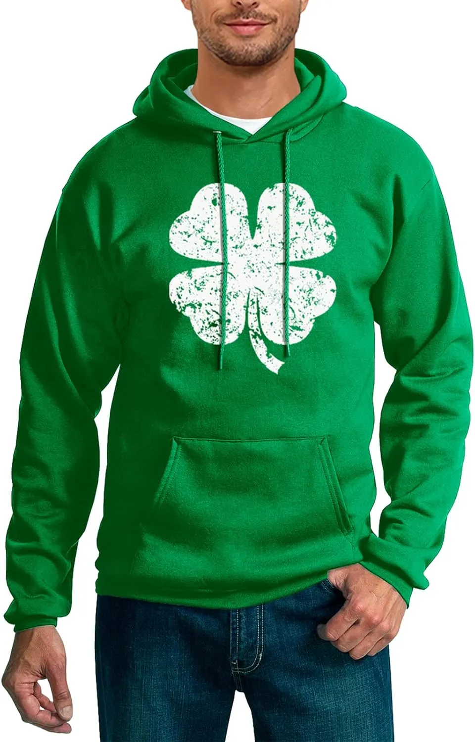 AOBUTE Mens Mardi Gras Hoodie Women St Patricks Sweatshirt Long Sleeve with Pocket