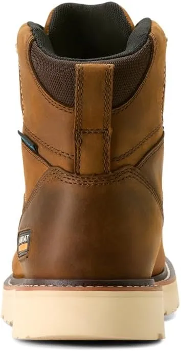 Ariat men's Rebar Wedge Moc Toe 6" Waterproof Work Boots Industrial
