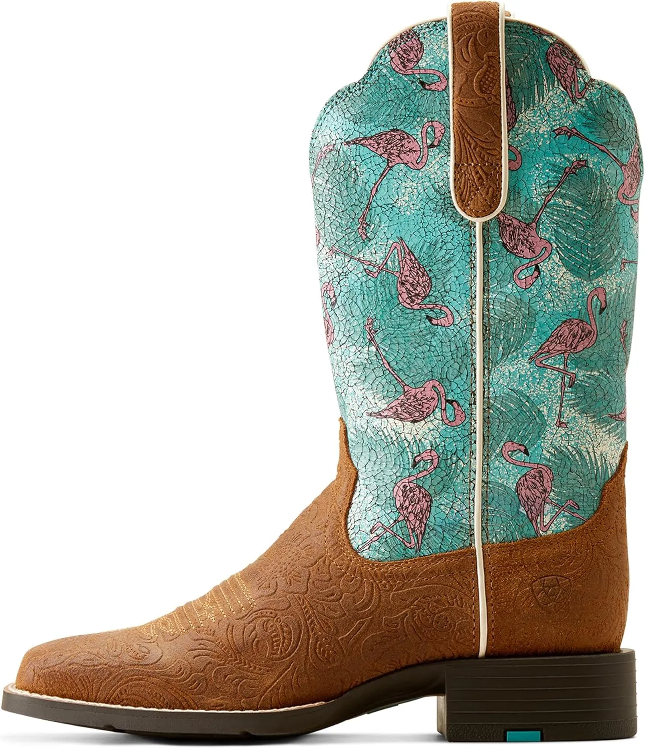 Ariat Women's Round Up Wide Square Toe Western Boot