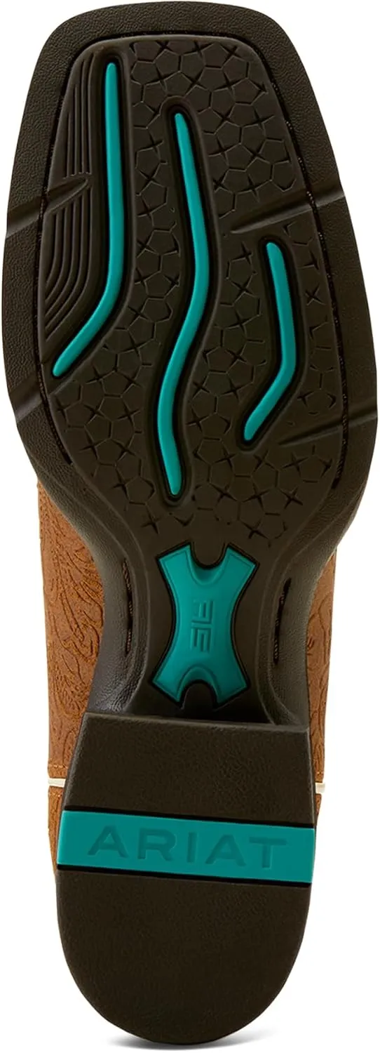 Ariat Women's Round Up Wide Square Toe Western Boot