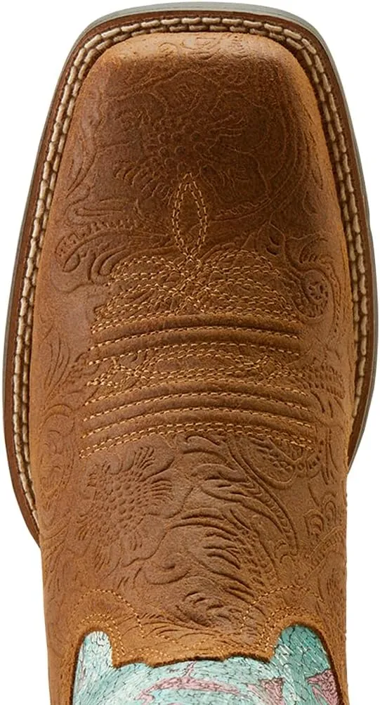Ariat Women's Round Up Wide Square Toe Western Boot