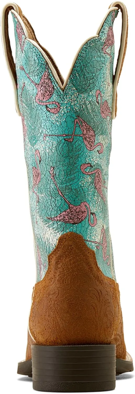Ariat Women's Round Up Wide Square Toe Western Boot