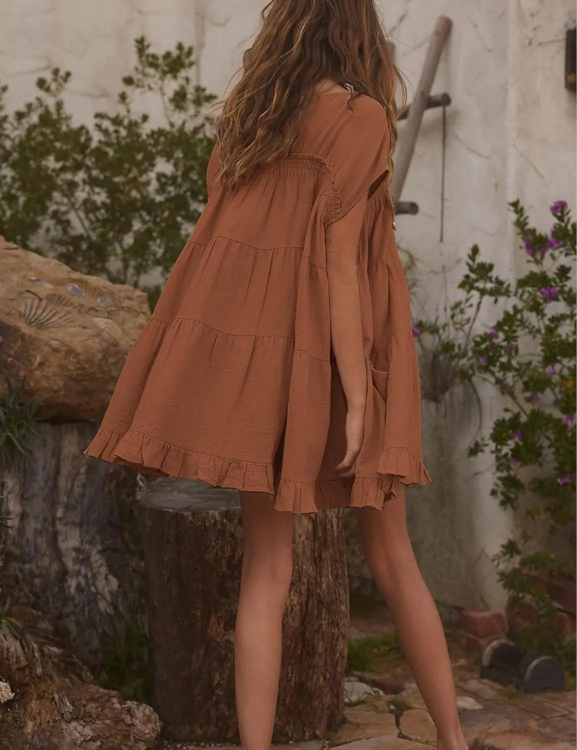 Athlisan 2025 Womens Mini Dress Casual Summer Crew Neck Cover Up Dress for Beach