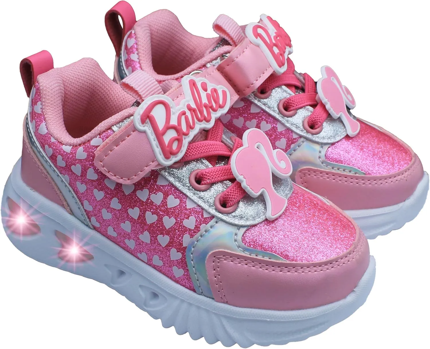 Barbie Toddler Girls' Light-Up Sneakers