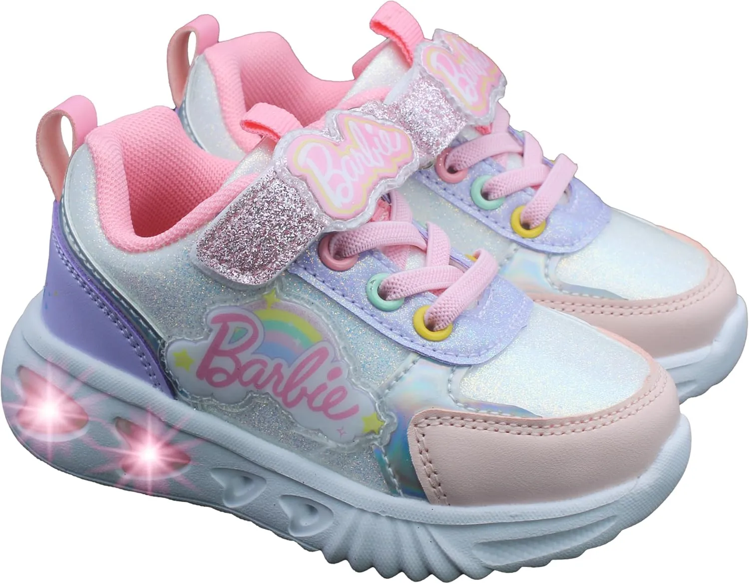 Barbie Toddler Girls' Light-Up Sneakers