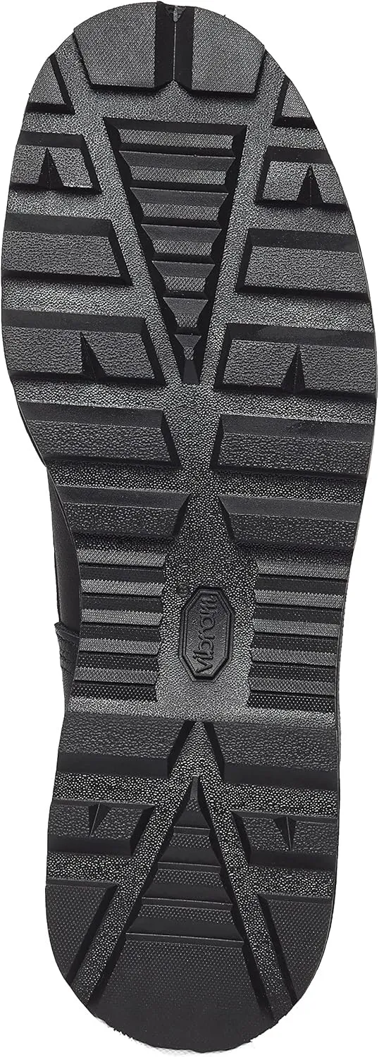 Belleville F495 ST 8 Inch US Navy General Purpose EH Rated Steel Toe Boots for Women - Black Leather with FOD Resisting Vibram Carrier Traction Outsole; Berry Compliant