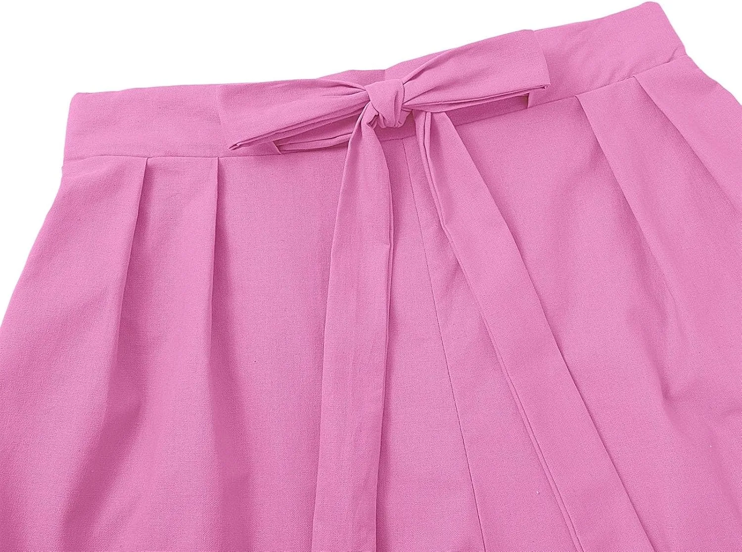 Bermuda Shorts for Women Cotton Linen Casual 2025 Wide Leg Loose Drawstring Elastic Waisted Summer Beach Outfits
