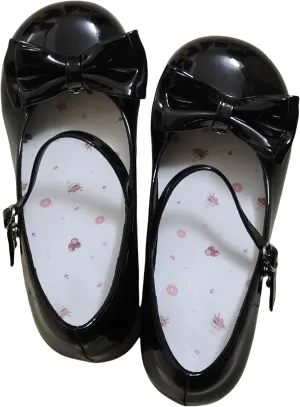 BEROBELLO Women's Lolita Shoes Cute Mary Jane Flats Bowknot Round Toe Party Dress Shoes