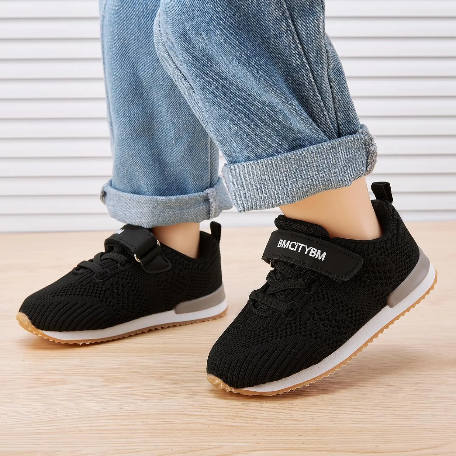 BMCiTYBM Toddler Shoes Boys Girls Barefoot Shoes Kids Breathable Sneakers Tennis Shoes for Running Walking Athletic Sports