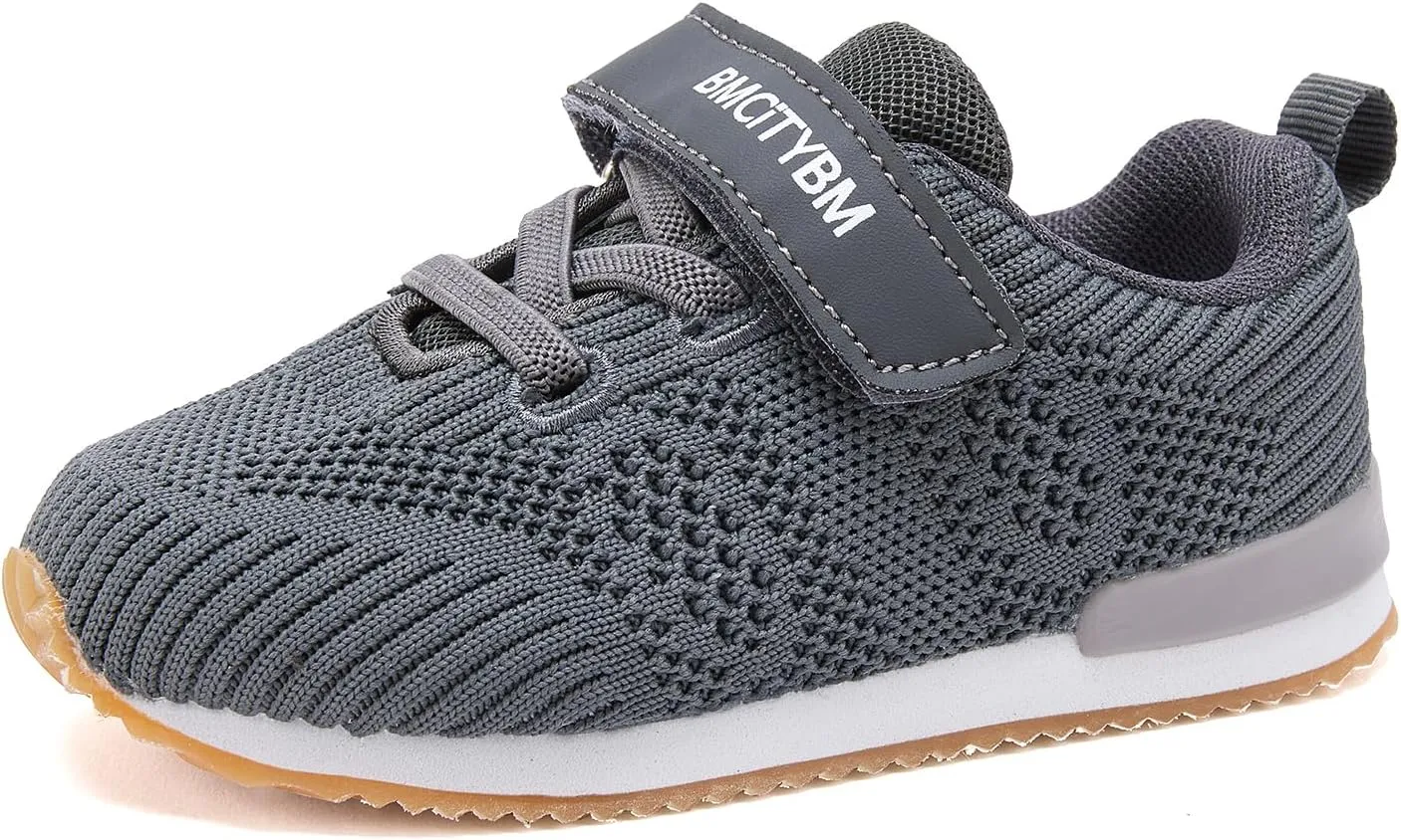 BMCiTYBM Toddler Shoes Boys Girls Barefoot Shoes Kids Breathable Sneakers Tennis Shoes for Running Walking Athletic Sports