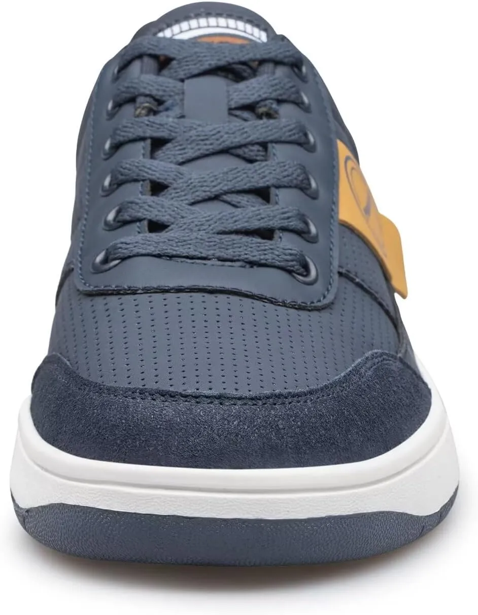 BNR Mens Fashion Sneakers Skate Shoes Casual Comfortable Durable Black Navy Brown