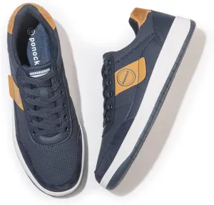 BNR Mens Fashion Sneakers Skate Shoes Casual Comfortable Durable Black Navy Brown