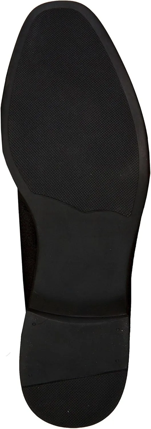Bolano Men's Paisley Embossed Velvet Dress Shoes, Comfortable and Easy Slip-On Design, Style Jay