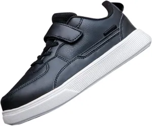 Boys and Girls Board Shoes Adjustable Hook and Loop Classic Low Top Kids Sneakers