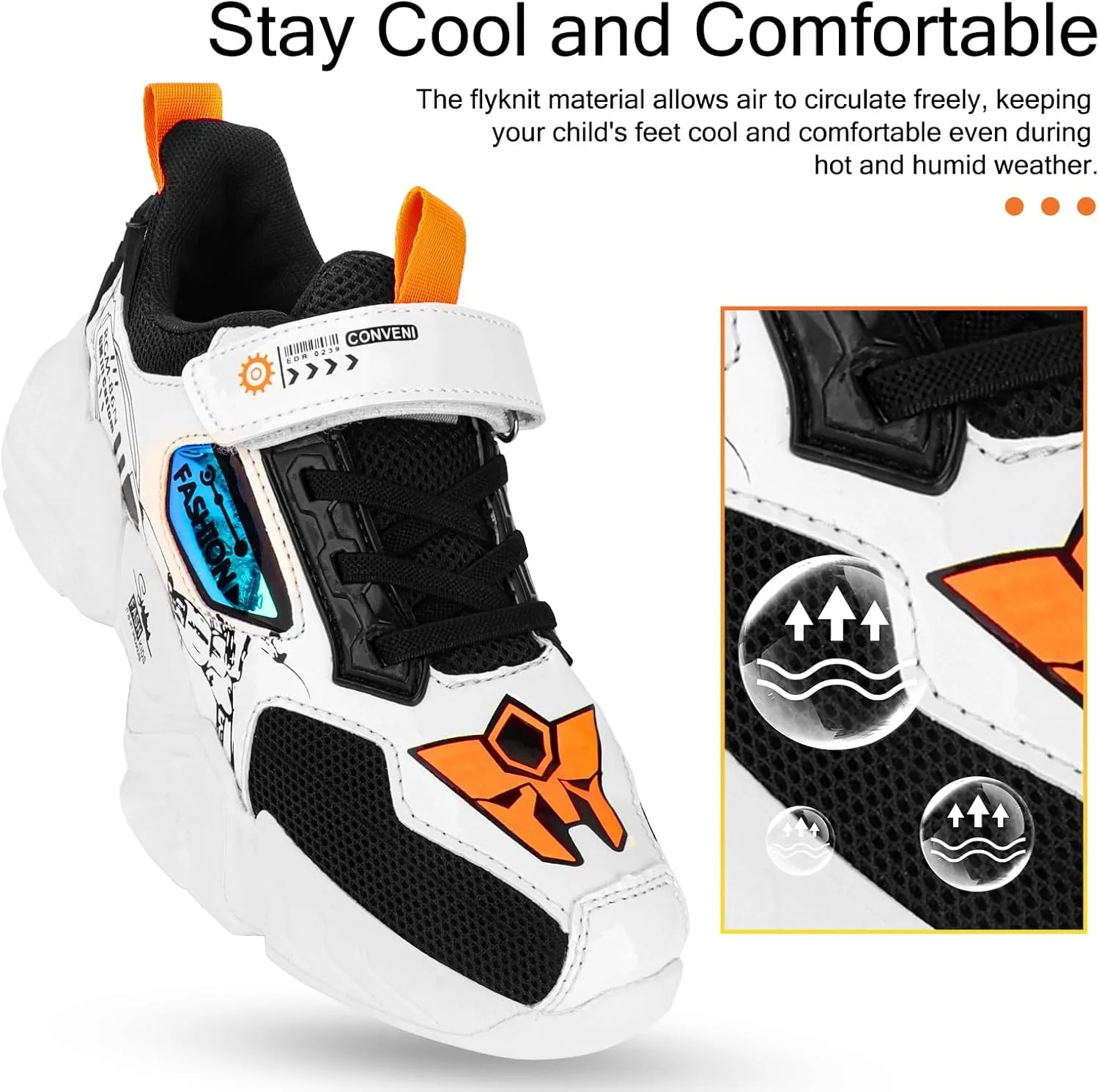 Boys and Girls Lightweight Sports Shoelacesunning Shoes