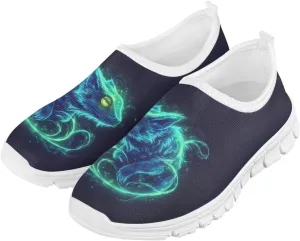 Boys Running Slip On Shoes Breathable Kids School Athletic Shoes for Travel