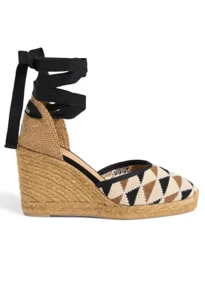 Cilia Espadrilles - 9cm - Tostado Multi
