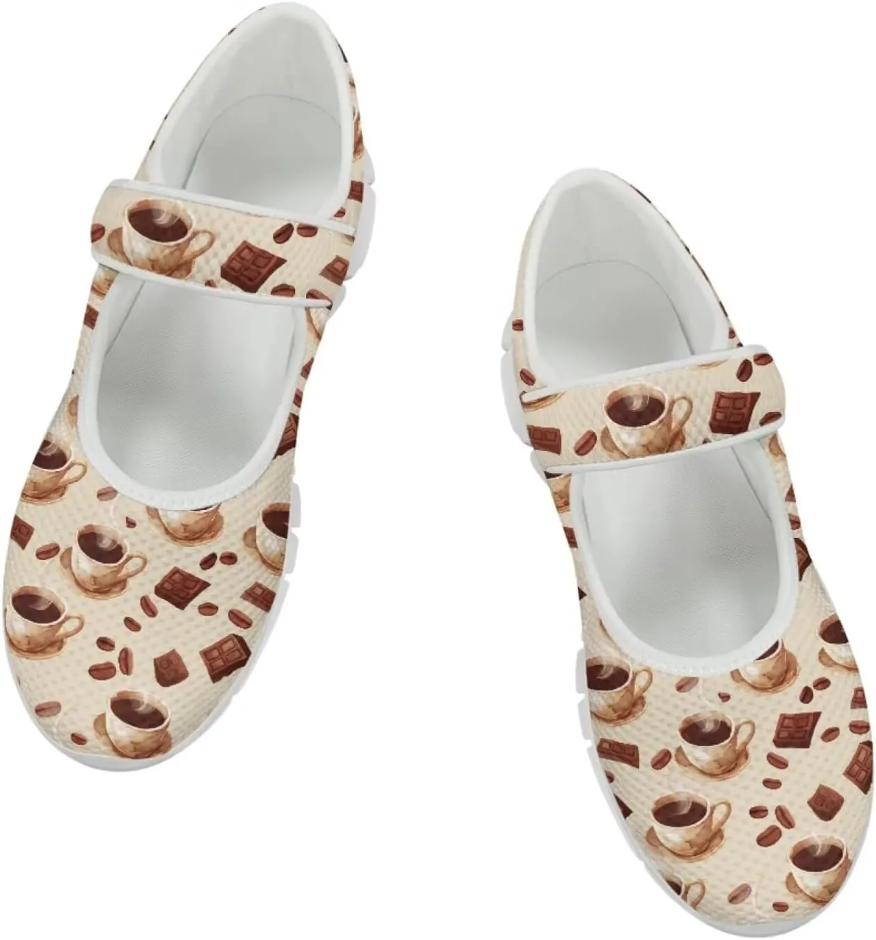 Coloranimal Mary Jane Shoes Women Casual Flat Shoes Women Dress Comfortable Mary Jane Flats Comfortable Walking Shoes Slip On Shoes Footwear