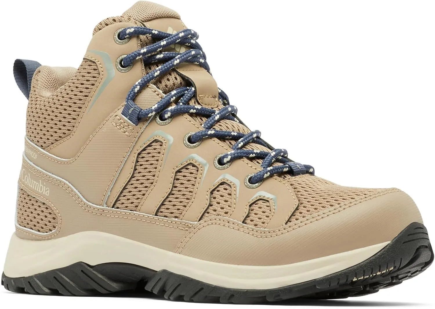 Columbia Womens Granite Trail Mid Waterproof, Ash Brown/Nocturnal, 8.5