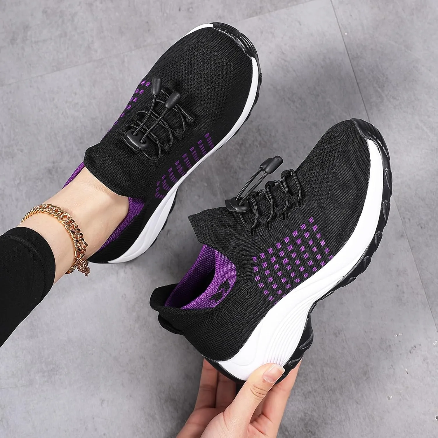 Comfort Wear Orthowear Shoes for Women Men, Unisex Orthopedic Shoes for Women Breathable Comfortable Plantar Fasciitis Ortho Sneakers Running Walking Non Slip Stretch Cushion Comfortwear Shoe