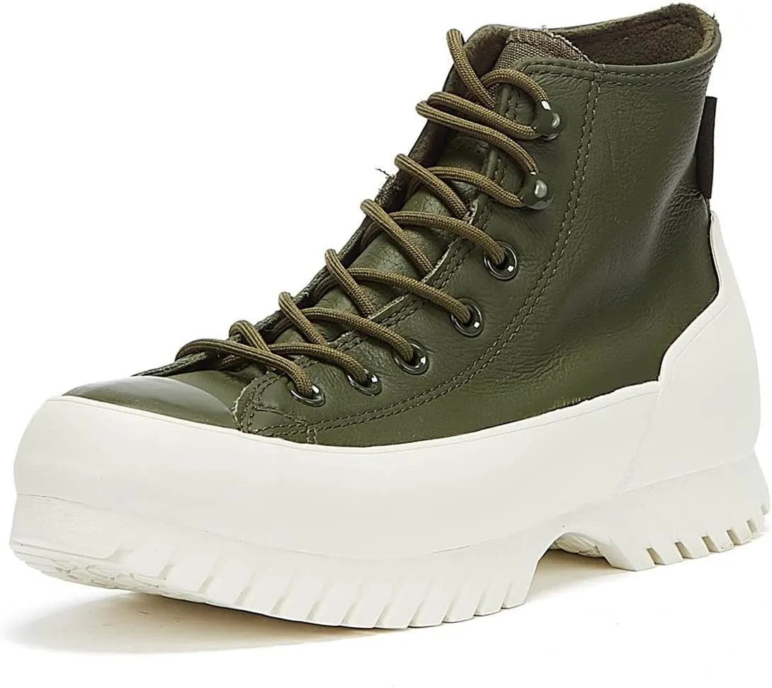 Converse Chuck Taylor All Star Lugged Winter 2.0 Unisex Shoes Size 3, Color: Olive Chocolate