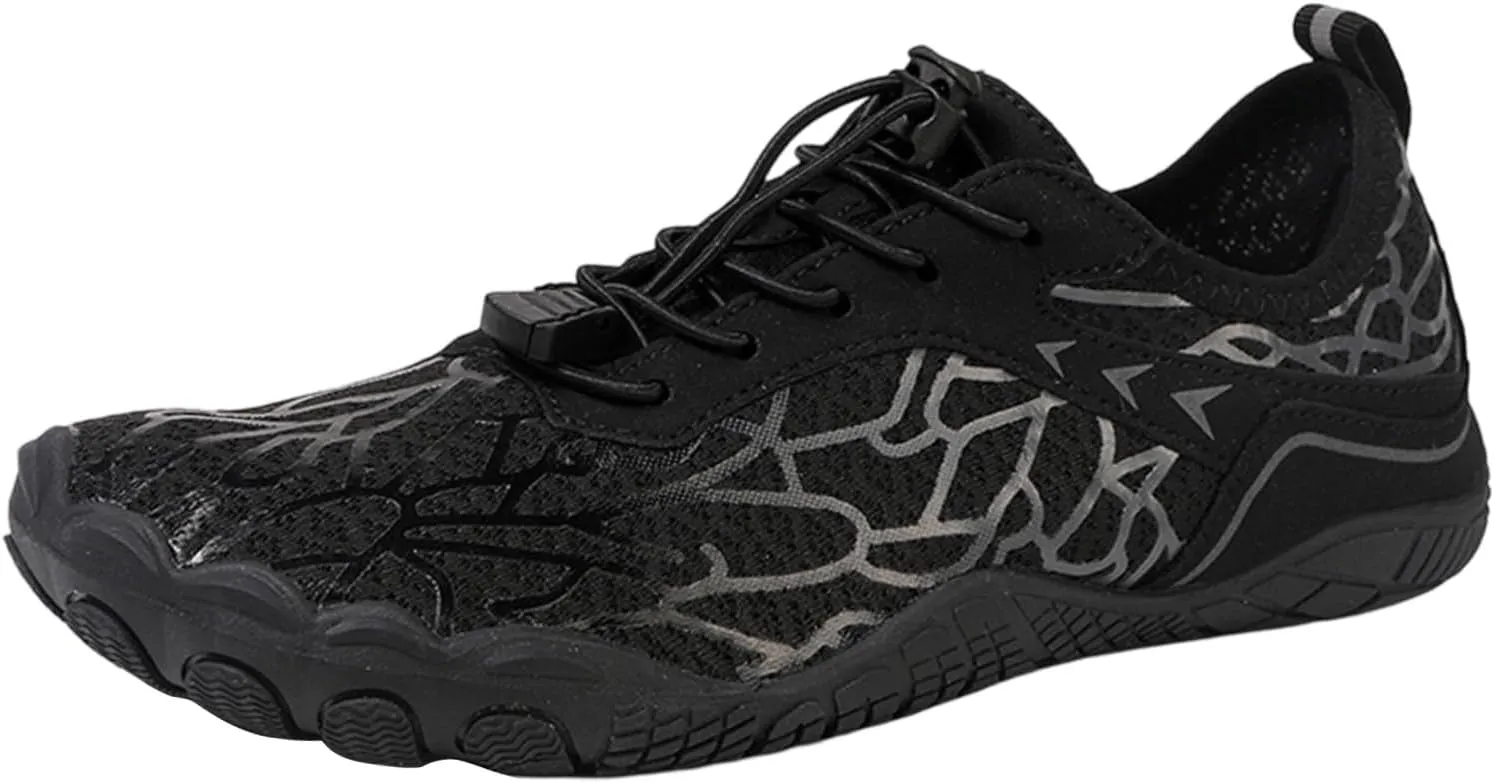 Couples All Seasons Five Finger Water Shoes Swimming Shoes Men and Women Platform Athletic Shoes for Women