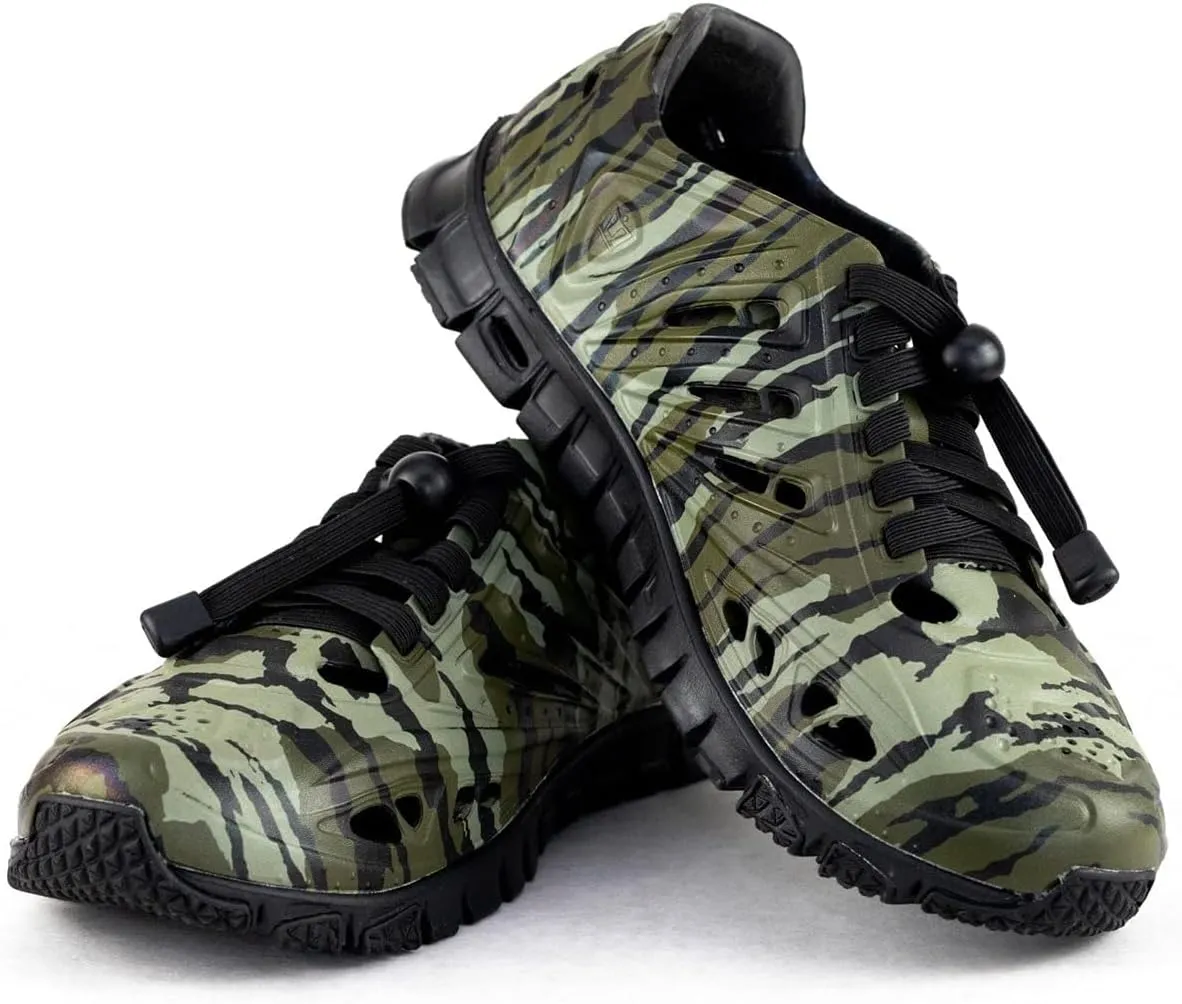 Crosskix APX Closed Toe Lace Up Water Shoes - All-Purpose Non-Slip Submersible Sneakers with Arch Support for Men, Women, Kids
