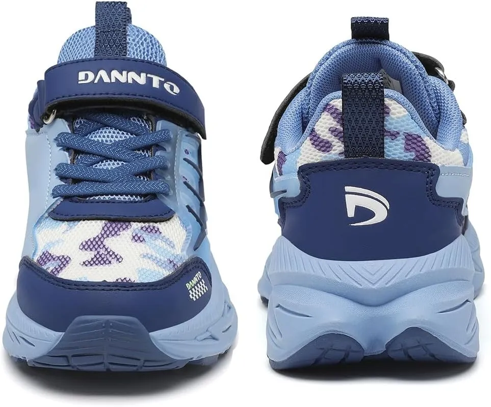 Dannto Kids Sneakers Boys Tennis Shoes Girls Running Breathable Sports Walking Athletic Shoes for Little Kid/Big Kid