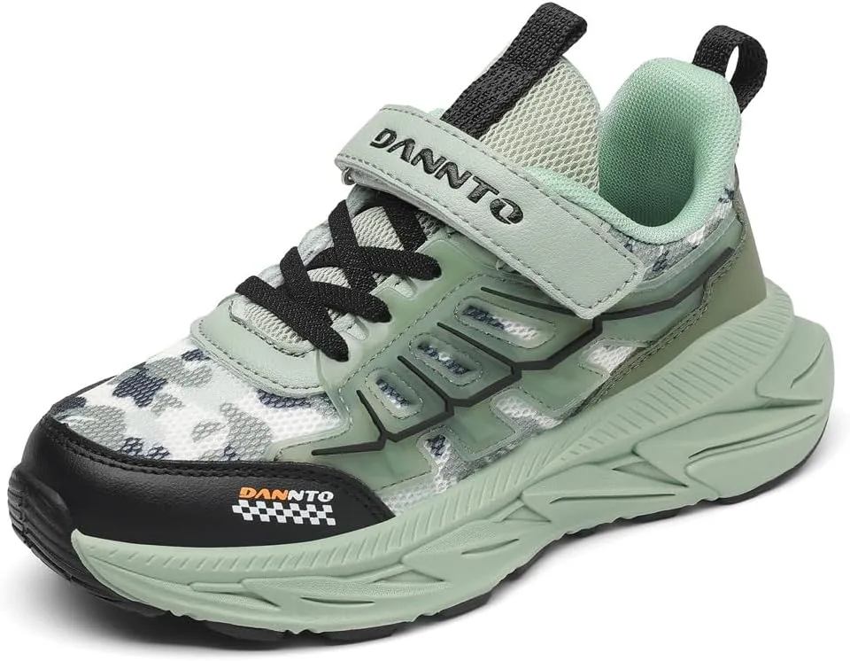 Dannto Kids Sneakers Boys Tennis Shoes Girls Running Breathable Sports Walking Athletic Shoes for Little Kid/Big Kid