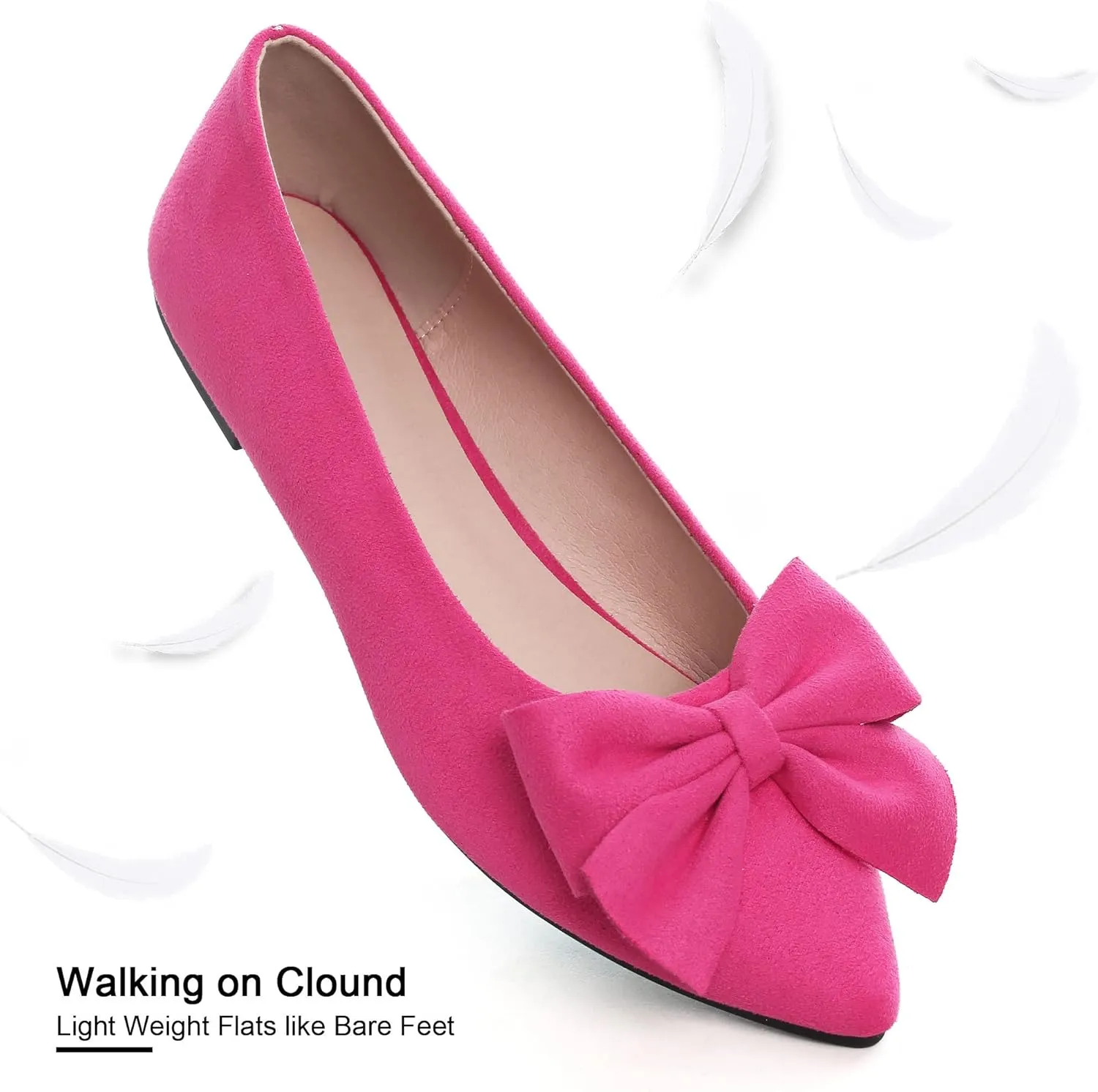 Dear Time Women's Ballet Flats Dress Ballet Shoes Slip on for Office Work Comfortable Shoes