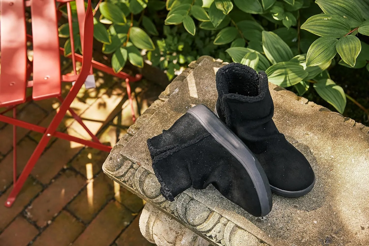 Dearfoams Women's Pine All Day Comfort and Water Resistant Ankle Boot