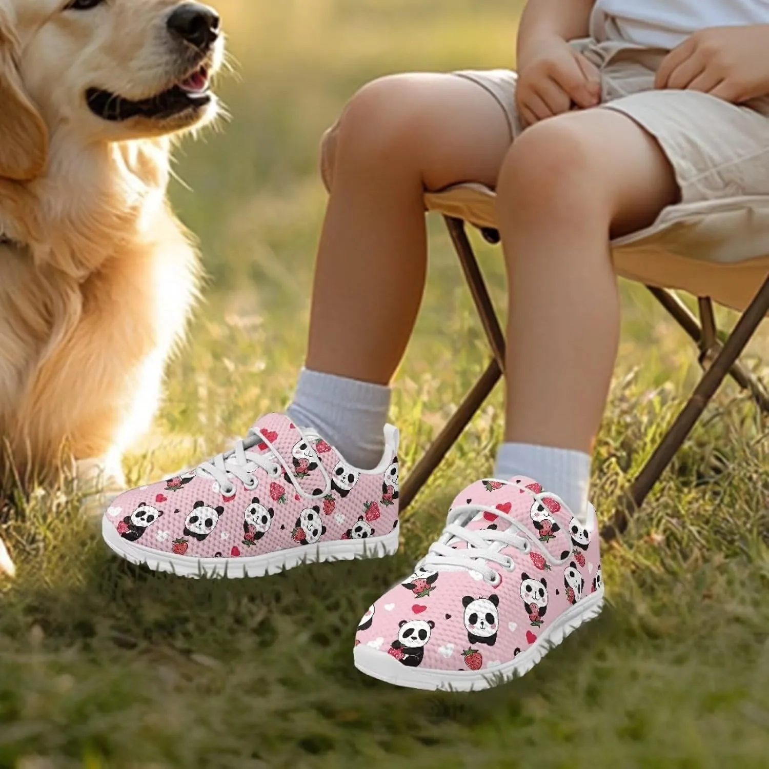 Doojoayie Athletic Shoes for Kids Girls for Active Kids Play Running Jogging Shoes