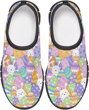 Doojoayie Easter Shoes for Girls Slip On Tennis Shoes Holiday Party Footwear
