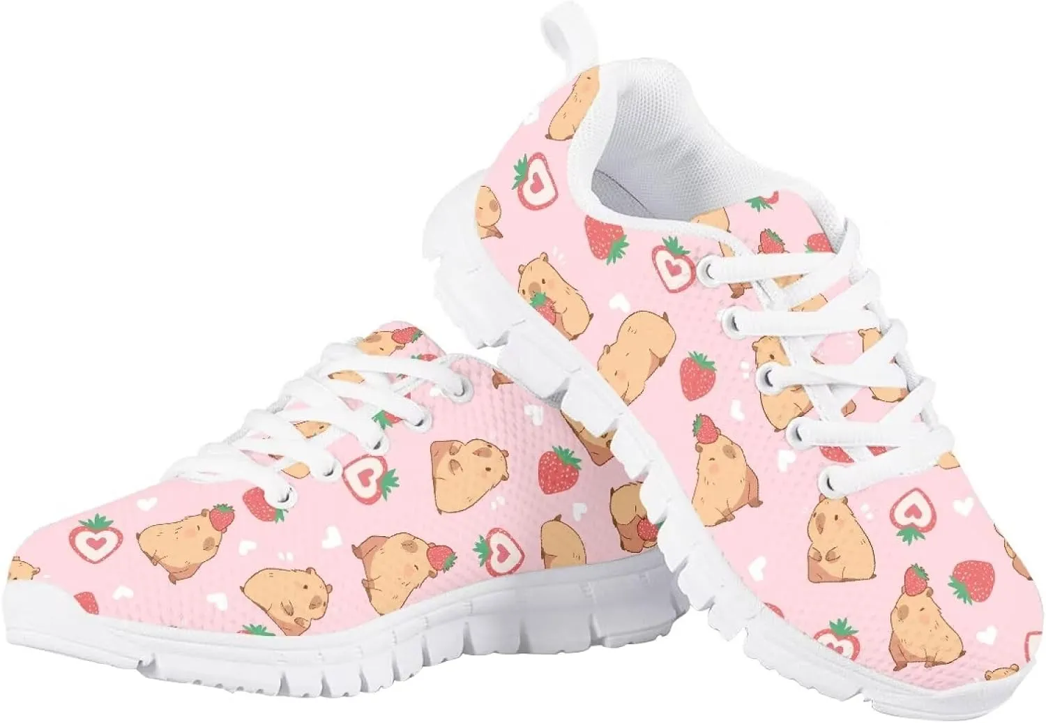Doojoayie Little Girls Running Shoes Tennis Shoes for Kids School Casual Sneakers