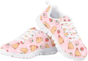 Doojoayie Little Girls Running Shoes Tennis Shoes for Kids School Casual Sneakers