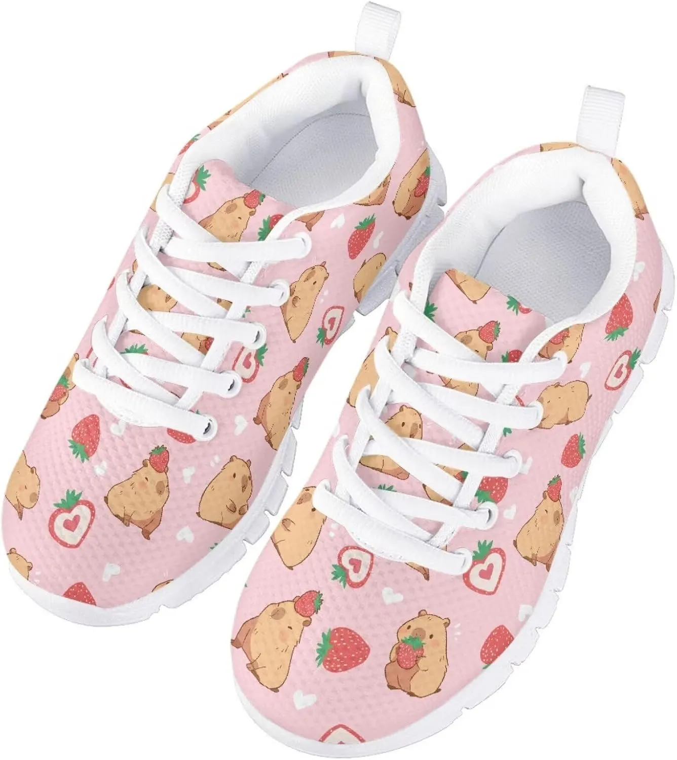 Doojoayie Little Girls Running Shoes Tennis Shoes for Kids School Casual Sneakers
