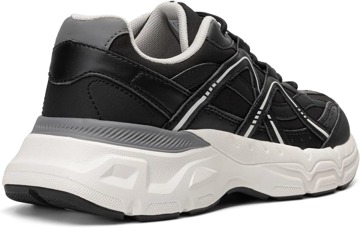 DREAM PAIRS Men's Retro Fashion Sneakers Cam Classic Y2K Chunky Comfortable Casual Lifestyle Walking Tennis Shoes