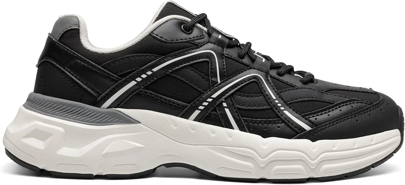 DREAM PAIRS Men's Retro Fashion Sneakers Cam Classic Y2K Chunky Comfortable Casual Lifestyle Walking Tennis Shoes