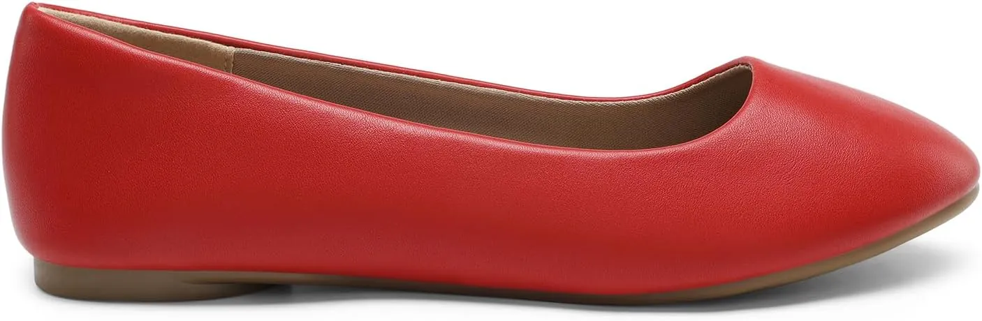 DREAM PAIRS Women's Sole-Simple Ballerina Walking Flats Shoes