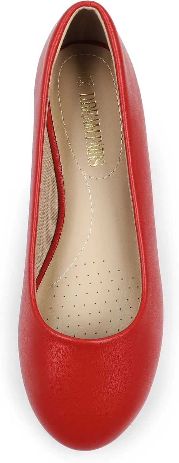 DREAM PAIRS Women's Sole-Simple Ballerina Walking Flats Shoes