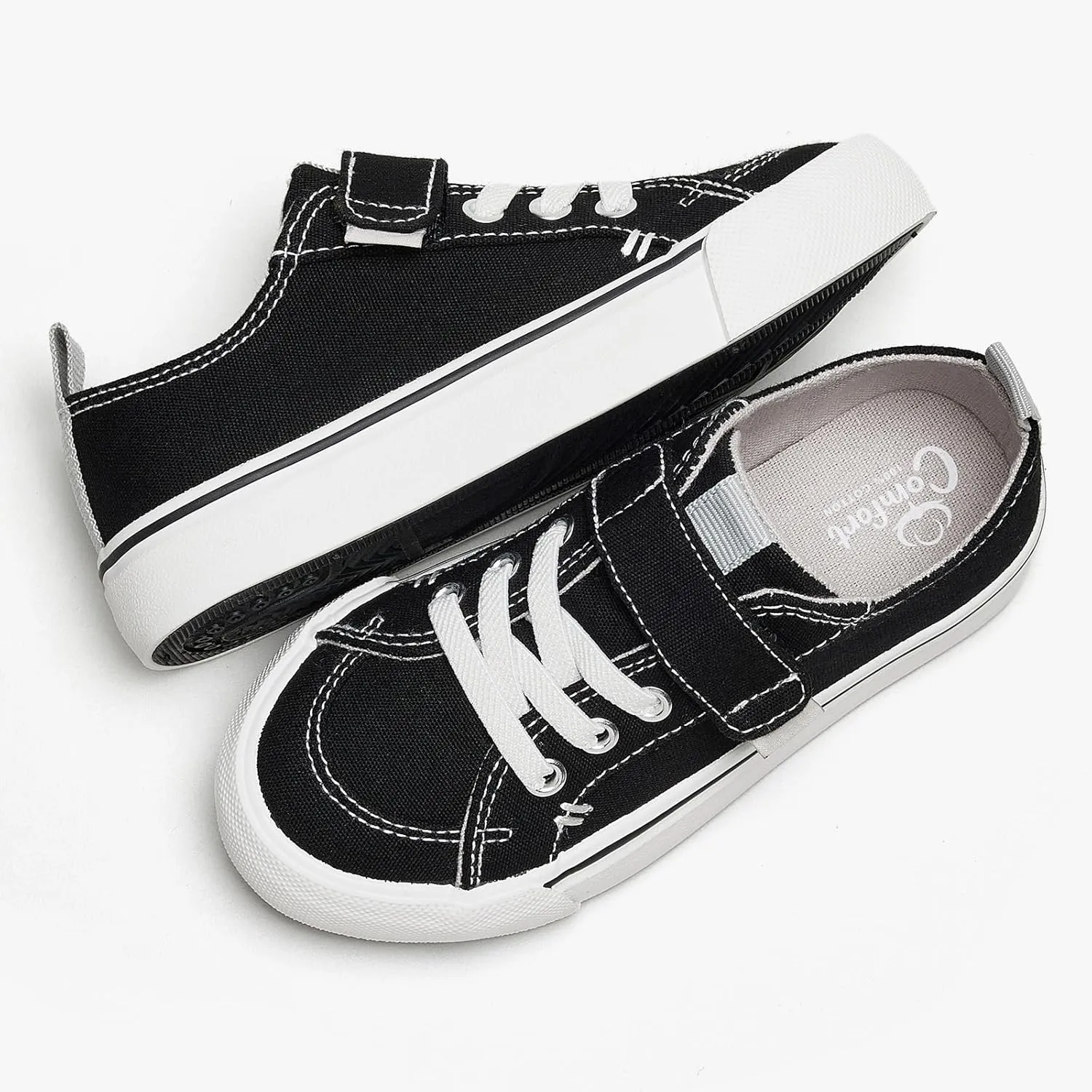 EasyStar Girls Boys Comfort Hook and Loop Closure Shoes Sneakers