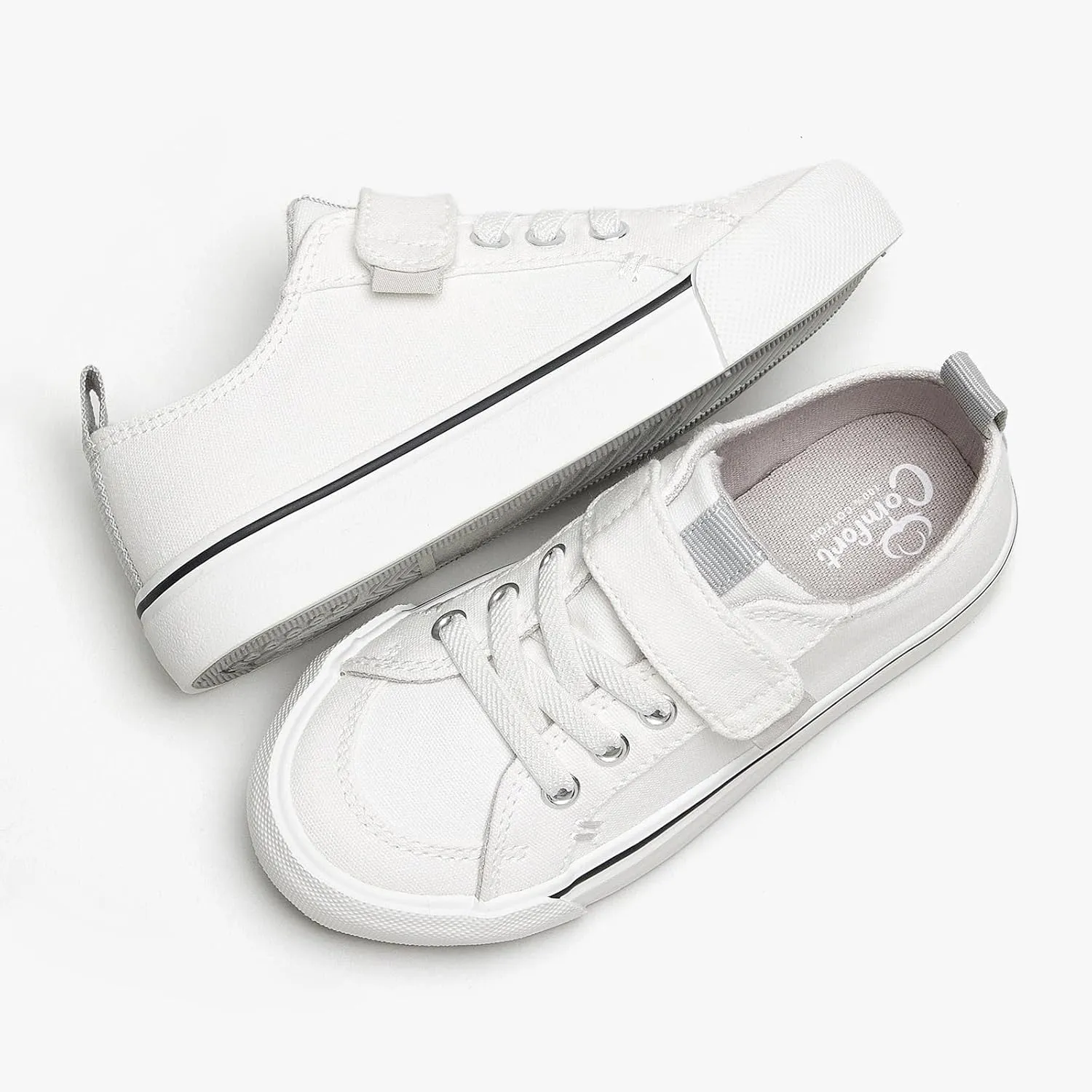 EasyStar Girls Boys Comfort Hook and Loop Closure Shoes Sneakers