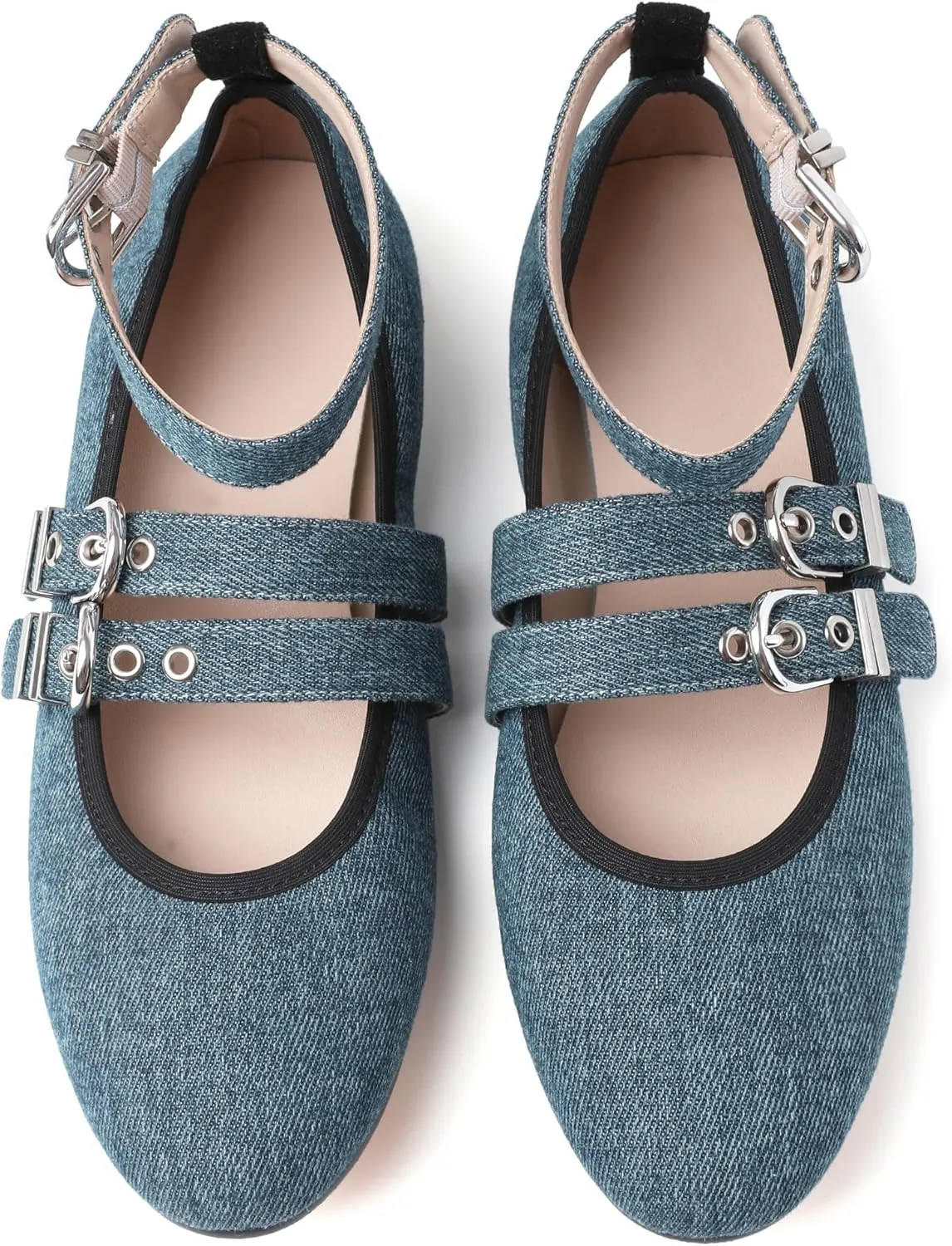 Eldof Flats Shoes Women Round Toe Slip On Ballet Flats Shoes for Dress Comfortable