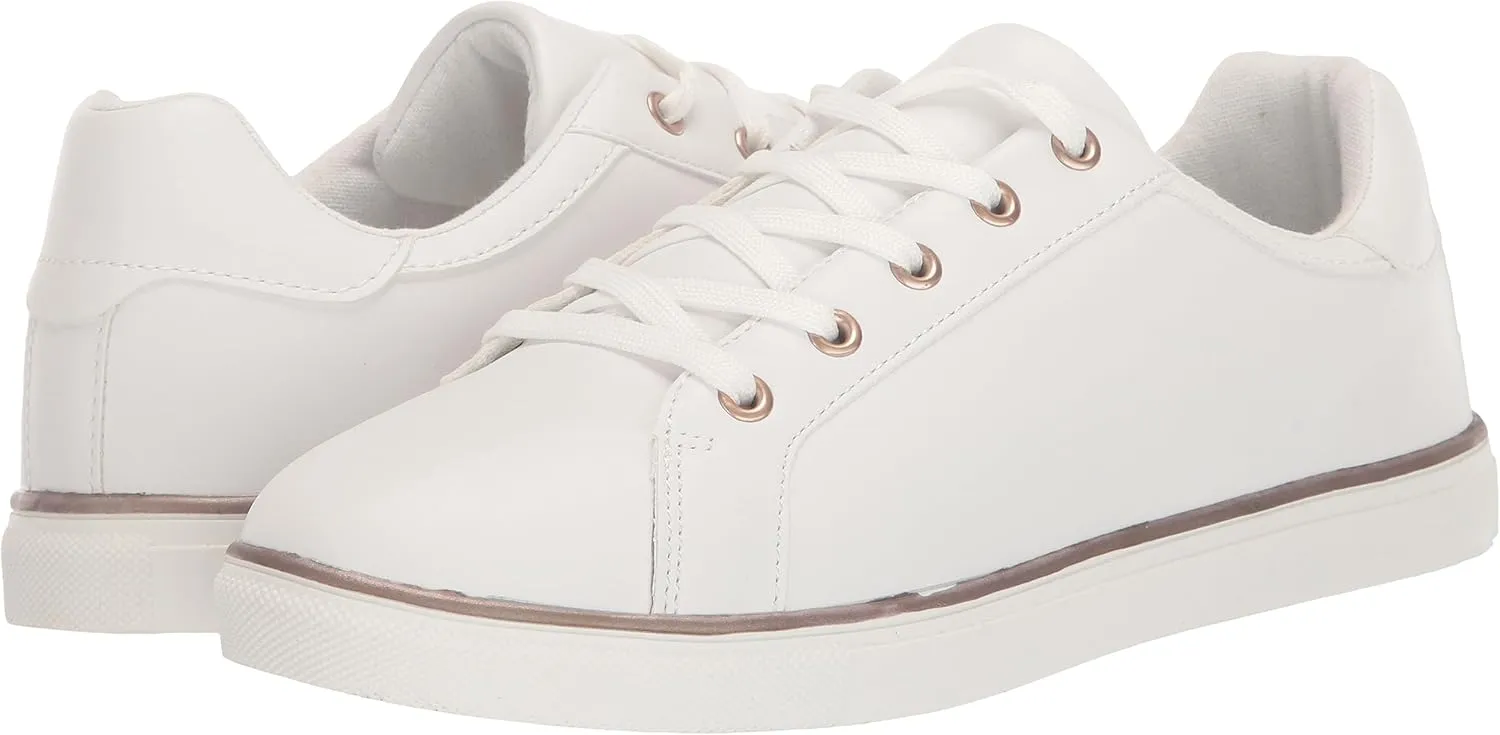 EVANS Women's Extra Wide Fit Metallic Stripe Sneaker