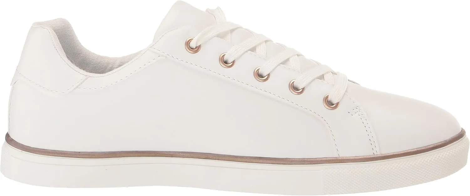 EVANS Women's Extra Wide Fit Metallic Stripe Sneaker
