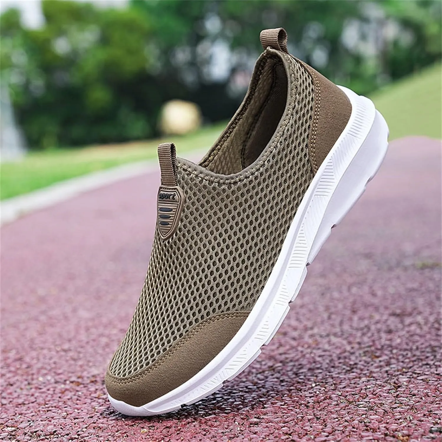 Fashion Summer Men Breathable Mesh Shallow Lace Up Casual Shoes Sneaker Storage for Men