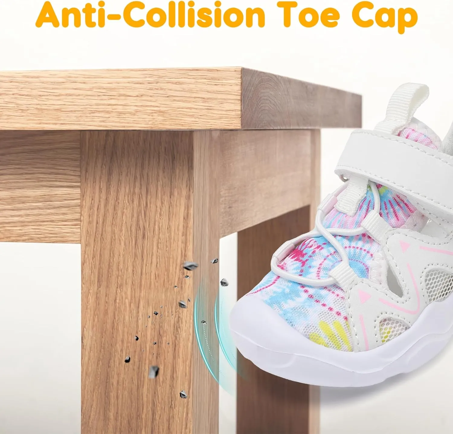 FEETCITY Wide Toddler Shoes Slip on Sneakers Boys Girls Toddler Tennis Shoes Sports Shoes Walking Shoes